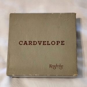 Vintage Kingsbridge Cardvelope Cards & Wallet With 2 sets Of New Cards